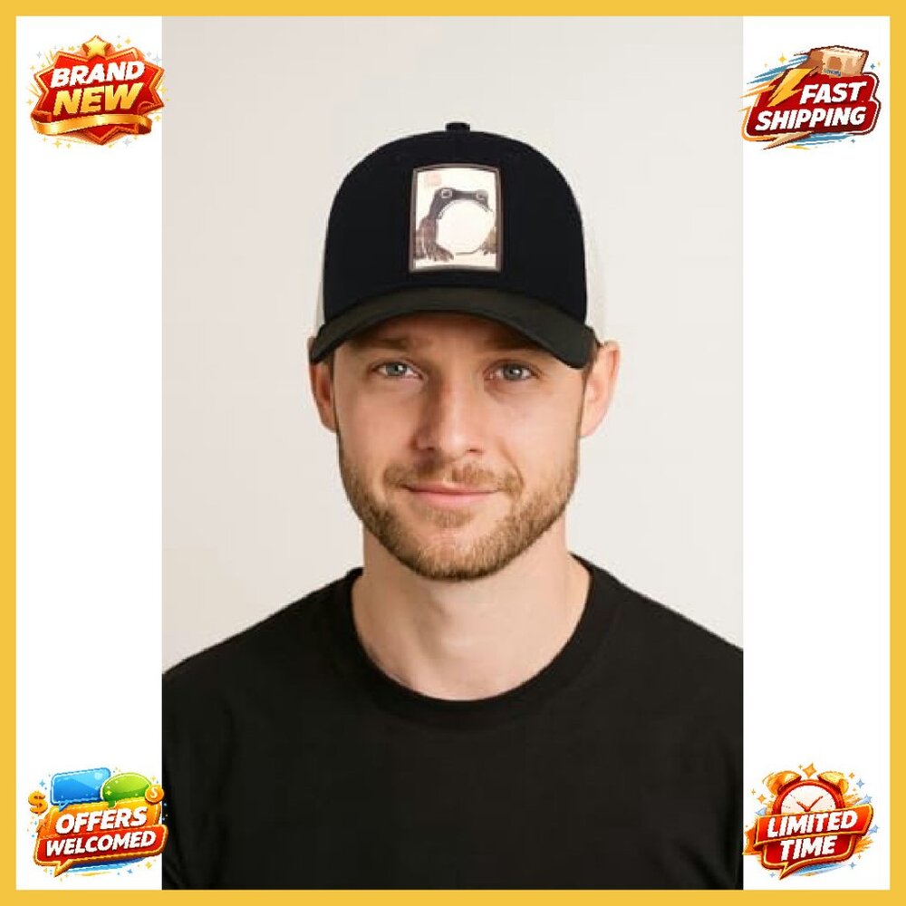 Adjustable Trucker Hat Snapback Cap Grumpy Frog A… - image 7